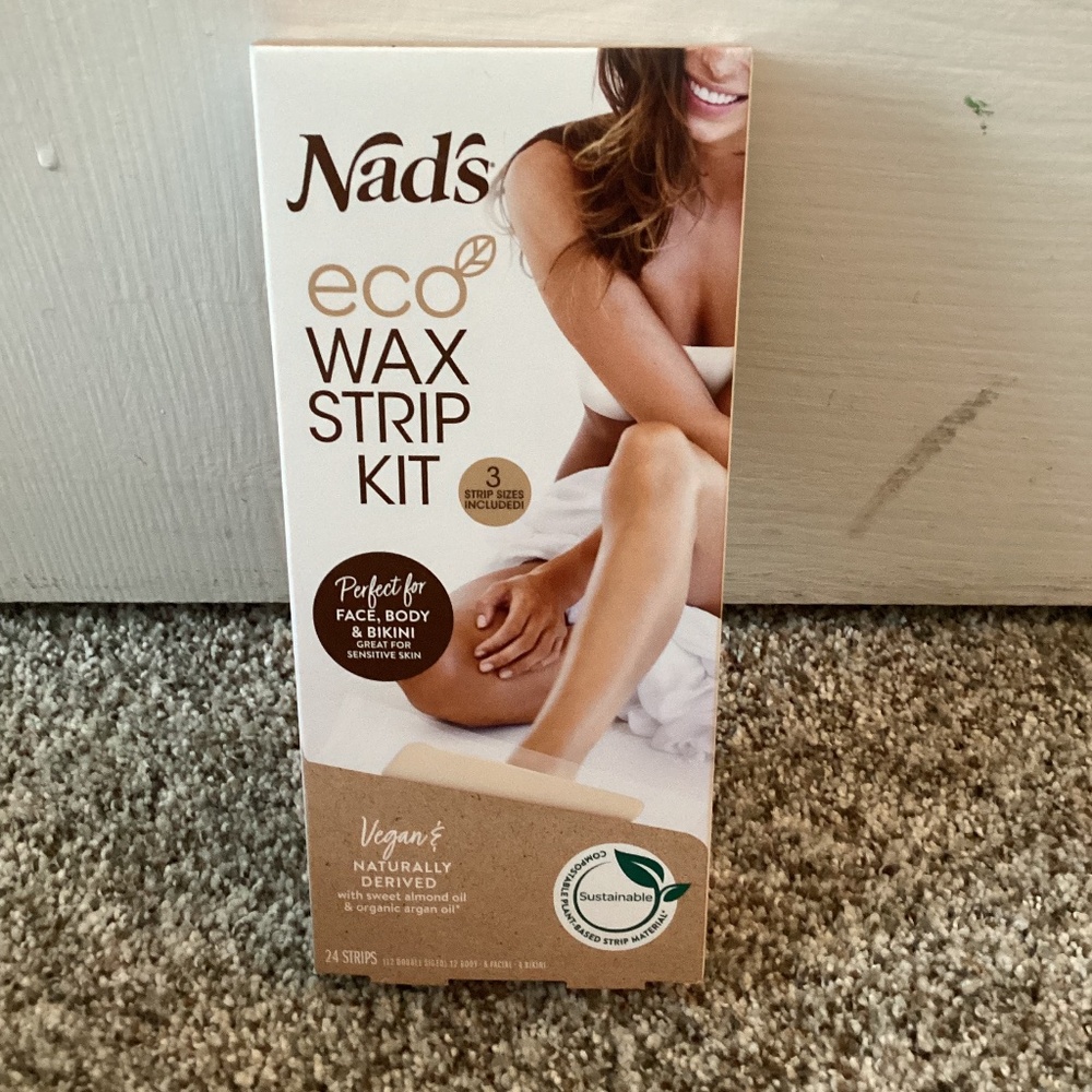 Nad's Hair Removal Eco Wax Strip Kit BNIB